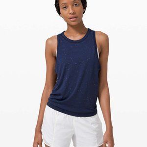 Lululemon Swiftly Tech Racerback Tank Relaxed Fit Cosmic Shift Hyper Blue size 8